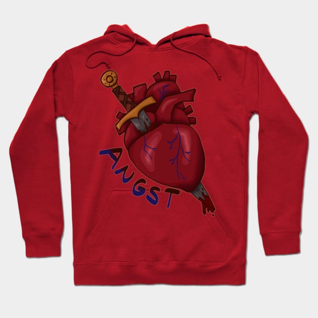 Angst Hoodie by Sketchyleigh